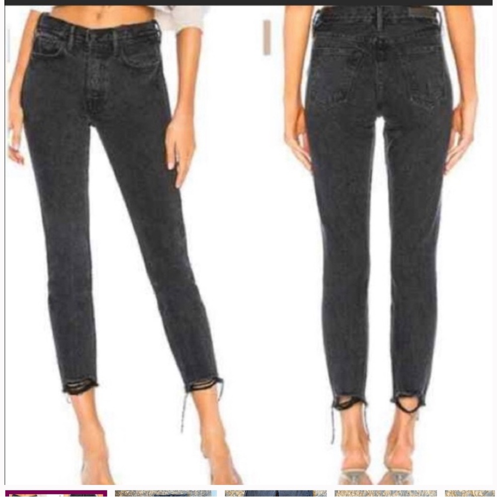Revolve/ GRLFRND/ high rise/ black jeans/ size 26